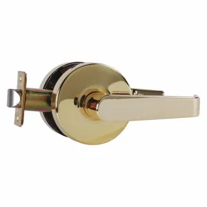 ARROW FASTENER RL01SR 3 Door Lever Lockset, Grade 2, Flat With Return, Bright Brass, Not Keyed | CN8WFM 429L64