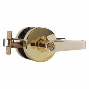 ARROW FASTENER RL02SR 3 Door Lever Lockset, Grade 2, Flat With Return, Bright Brass | CN8WFK 429L66