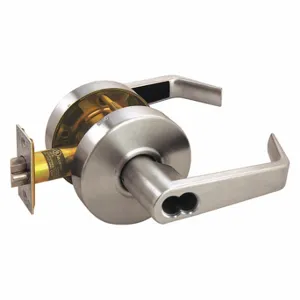 ARROW FASTENER RL17SR 26D IC Door Lever Lockset, Grade 2, Flat With Return, Satin Chrome | CN8WFZ 429L79