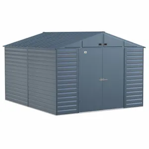 ARROW FASTENER SCG1012BG Shed, 123.3 Inch x 145.8 Inch x 90.6 Inch Size, 775 Cu ft Capacity, Blue Gray | CN8WBM 783W75