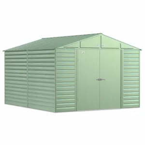 ARROW FASTENER SCG1012SG Shed, 123.3 Inch x 145.8 Inch x 90.6 Inch Size, 775 Cu ft Capacity, Sage Green | CN8WDG 783W50