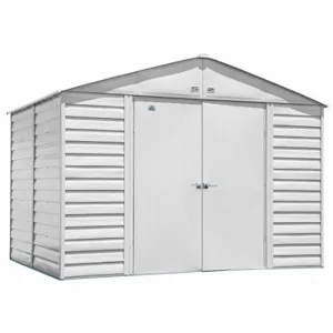 ARROW FASTENER SCG108FG Shed, 123.3 Inch x 95.3 Inch x 90.6 Inch Size, 496 Cu ft Capacity, Flute Gray | CN8WCA 783W73