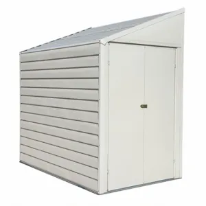 ARROW FASTENER YS47-A Shed, 49 Inch x 79.8 Inch x 82 Inch Size, 154 Cu ft Capacity, Eggshell | CN8WCH 783W45