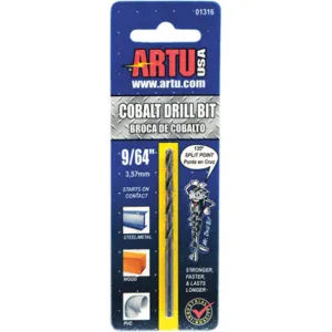 ARTU 01316 Jobber Bit 9/64 Inch Cobalt Steel | AD6KYE 45L086