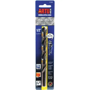 ARTU 01362 Jobber Bit 1/2 Inch Cobalt Steel | AD6KYQ 45L096