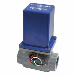 ASAHI 172016005 Electronically Activated Ball Valve, 1/2 Inch Pipe Size, Full, 150 PSI Cwp, 120 VAC | CN8WWL 49FA58