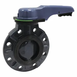 ASAHI 1728025 Butterfly Valve, SP Pool-Pro, Wafer Style, PVC, 2 1/2 Inch Pipe Size | CN8WYH 442R63