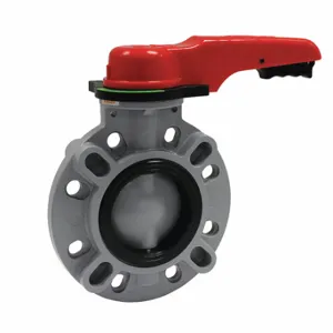 ASAHI 173881060 Butterfly Valve, 57P, Wafer Style, CPVC, 6 Inch Pipe Size, 150 PSI | CN8WXT 442R93