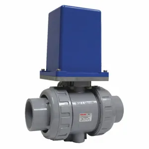 ASAHI 2925015 Electronic Actuated Ball Valve, 1 1/2 Inch Pipe Size, Full, 230 PSI Cwp, 115VAC | CN8WUT 49FC44