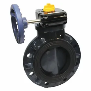 ASAHI 3793040 Butterfly Valve, SP Pool-Pro, Wafer Style, PVC, 4 Inch Pipe Size | CN8WYN 442R71