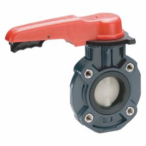 ASAHI 3930060 Butterfly Valve, 57LIS, Wafer Style, PVC, 6 Inch Pipe Size, 150 PSI | CN8WXJ 442R80