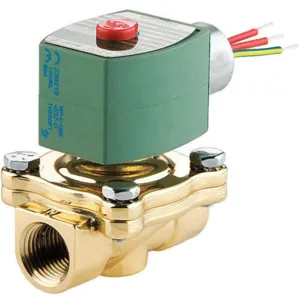 RED HAT 8210G100 Solenoid Valve 2/2 2 Inch NC 24V Brass Watts 6.1 | AE8LXR 6DYN9