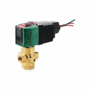 ASCO VALVES 8320R172 100-240 Solenoid Valve, 1/4 Inch Pipe Size Valves, 100/240 Vac, Brass | CN8XGE 53AY50