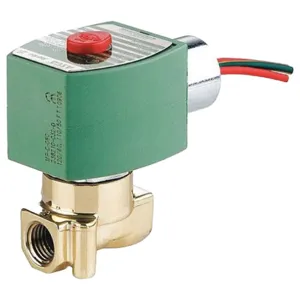 RED HAT 8262H208LF 24/DC Solenoid Valve, 1/4 Inch Pipe Size Valves, 24 Vdc, Brass, H | CT8VLA 53AY16