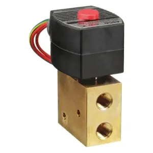 RED HAT EF8308B040120/60 110/50DA Solenoid Valve 3/2 1/4 Inch 120/110v Brass | AB7ZRQ 24W671