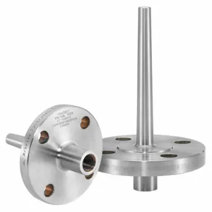 ASHCROFT 15W2200HF260CR150 Flanged Thermowell, Stainless Steel, 1 1/2 Inch Flange Raised Face 150# Rating | CN8XPP 61VF95