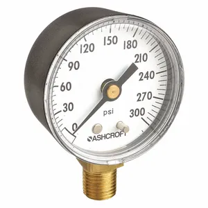 ASHCROFT 20W1005PH02L300# Gauge Pressure 0 to 300 psi Lower ABS | AH3QUN 33HP91