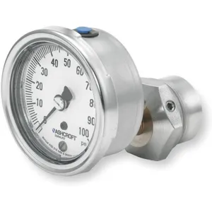 ASHCROFT 251009AW02B/310SSLXCG100 Pressure Gauge 0 To 100 Psi 2-1/2in | AD7GMU 4EFW9