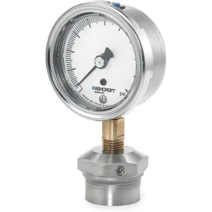 ASHCROFT 251009AW02L/310SSLXCG30 Pressure Gauge 0 To 30 Psi 2-1/2 Inch 1/4in | AD7GMN 4EFW4