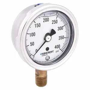 ASHCROFT 251009AWL02L400# Gauge Pressure 0 to 400 psi 1.5 Percent | AH3QWV 33HR74