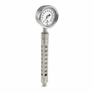 ASHCROFT 251009SW02LX5G15#022198SS25X5G Pressure Gauge, 0 To 15 Psi, 2 1/2 Inch Nominal Dial Size, Bottom, 1/4 Inch Mnpt | CN8YCK 787N64