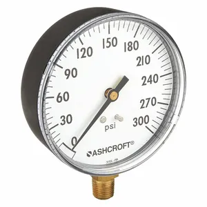 ASHCROFT 35W1005PH02L300# Gauge Pressure 0-300 psi +/-3-2-3Percent | AH3QVP 33HR38