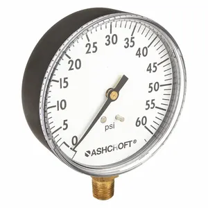 ASHCROFT 35W1005PH02L60# Gauge Pressure 0-60 psi +/-3-2-3Percent | AH3QVL 33HR35