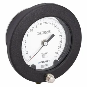 ASHCROFT 45-1082AS 02L 30 PSI Pressure Gauge 0 To 30 Psi 4-1/2 Inch 1/4in | AB9TDY 2F010