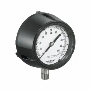 ASHCROFT 451188SS04L30IW Low Pressure Gauge, Oil & Gas, Wastewater, & Process Applications, 0 To 30 Inch H2O | CN8XWA 787MJ8