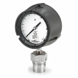 ASHCROFT 451259SD04L/50312HH04TXCF600# Pressure Gauge With Diaphragm Seal, 0 To 600 PSI, 1259/311-312, 4 1/2 Inch Dial | CN8XWN 2AFY1