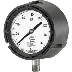 ASHCROFT 451259SD04L160# Pressure Gauge 0 To 160 Psi 4-1/2in | AE6HEJ 5RYA6