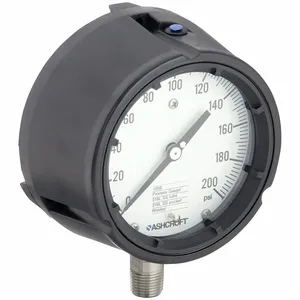 ASHCROFT 451259SD04L200# Pressure Gauge 0 To 200 Psi 4-1/2in | AE6HEK 5RYA7