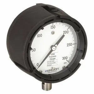 ASHCROFT 451259SD04L300# Pressure Gauge 0 To 300 Psi 4-1/2in | AE6HEL 5RYA8