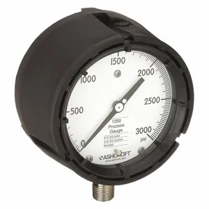 ASHCROFT 451259SD04L3000# Pressure Gauge 0 To 3000 Psi 4-1/2in | AE6HER 5RYC3