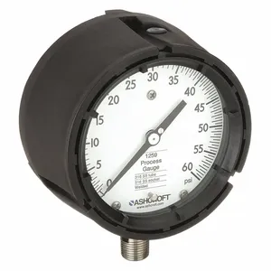 ASHCROFT 451259SD04L60# Pressure Gauge 0 To 60 Psi 4-1/2 Inch 1/2in | AE6HEG 5RYA4