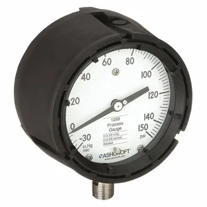 ASHCROFT 451259SD04LV/150# Compound Gauge 30 Hg To 150 Psi 4-1/2in | AE6HED 5RYA1