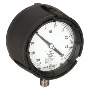 ASHCROFT 451259SD04LV/30# Compound Gauge 30 Hg To 30 Psi 4-1/2in | AE6HAC 5RXZ8