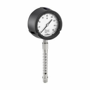 ASHCROFT 451259SD04LXCY5G300#-042198SS50X5G Pressure Gauge, 0 To 300 Psi, 4 1/2 Inch Nominal Dial Size, Bottom, 1/2 Inch Mnpt, 1259 | CN8YFW 787MX4