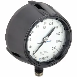 ASHCROFT 451279SS04LXLL200 Pressure Gauge 0 To 200 Psi 4-1/2in | AD9JVQ 4TA48