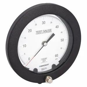 ASHCROFT 60-1082AS 02L 60 PSI Pressure Gauge 0 To 60 Psi 6 Inch 1/4 Inch Npt | AB9TFE 2F167