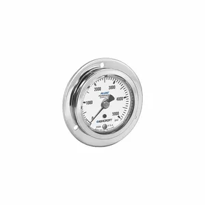 ASHCROFT 632008S02B200# Panel Mount Pressure Gauge, Corrosion-Resistant Case, 0 To 200 Psi, 2 1/2 Inch Dial | CN8YAE 787N52