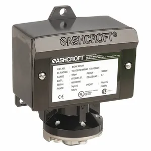 ASHCROFT B424VXCYLM100 Pressure Switch Spdt 90 Of Range | AE4JXW 5LB44