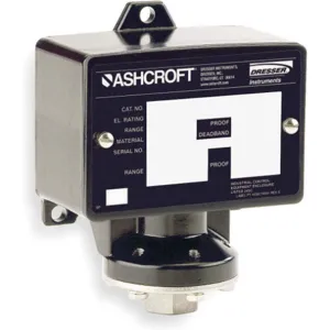 ASHCROFT B424BXCYLM1000 Pressure Switch Spdt 90 Of Range | AC6VEW 36K014