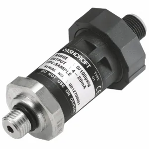 ASHCROFT G17MEK42EW60# Pressure Transmitter, 0 PSI To 60 PSI, 4 To 20Ma Dc, 4-Pin M12 Connector | CN8YXM 5DDZ5