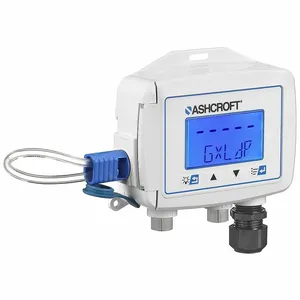 ASHCROFT GX310IW Indicating Differential Transmitter, 15 psi to 25 psi, 4 to 20mA DC, Terminal Block | CN8XYT 797RN4