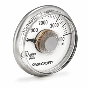 ASHCROFT M-15DDG-01B-1500S750-XULZG Pressure Gauge, 0 To 1, 500 PSI, 1/8 Inch Mnpt, 1 1/2 Inch Dial, +/-2%/+/-3.5% Accuracy | CQ8XTY 787NC2