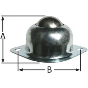 ASHLAND CONVEYOR BT F 2H 1DIA 75 CS/CS Ball Transfer Flange Ball Diameter 1 In | AD2CRZ 3MY77