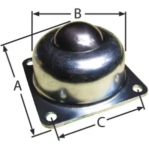 ASHLAND CONVEYOR BT F 4H 1.5DIA 250 SS/CS Ball Transfer Flange Ball Diameter 1 1/2 In | AB4MGL 1YXA8