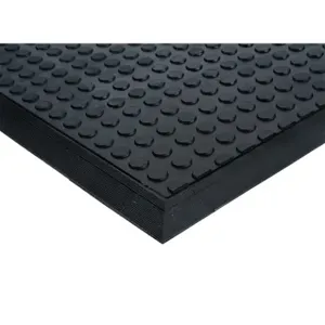 ASO SAFETY SOLUTIONS 1602-4090 Safety Contact Mat, 24 x 36 Inch Size, Integrated Taper Edge | CV7TJC