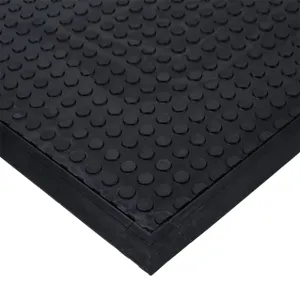 ASO SAFETY SOLUTIONS 1602-4560 Safety Contact Mat, 24 x 24 Inch Size, Integrated Taper Edge | CV7TJY